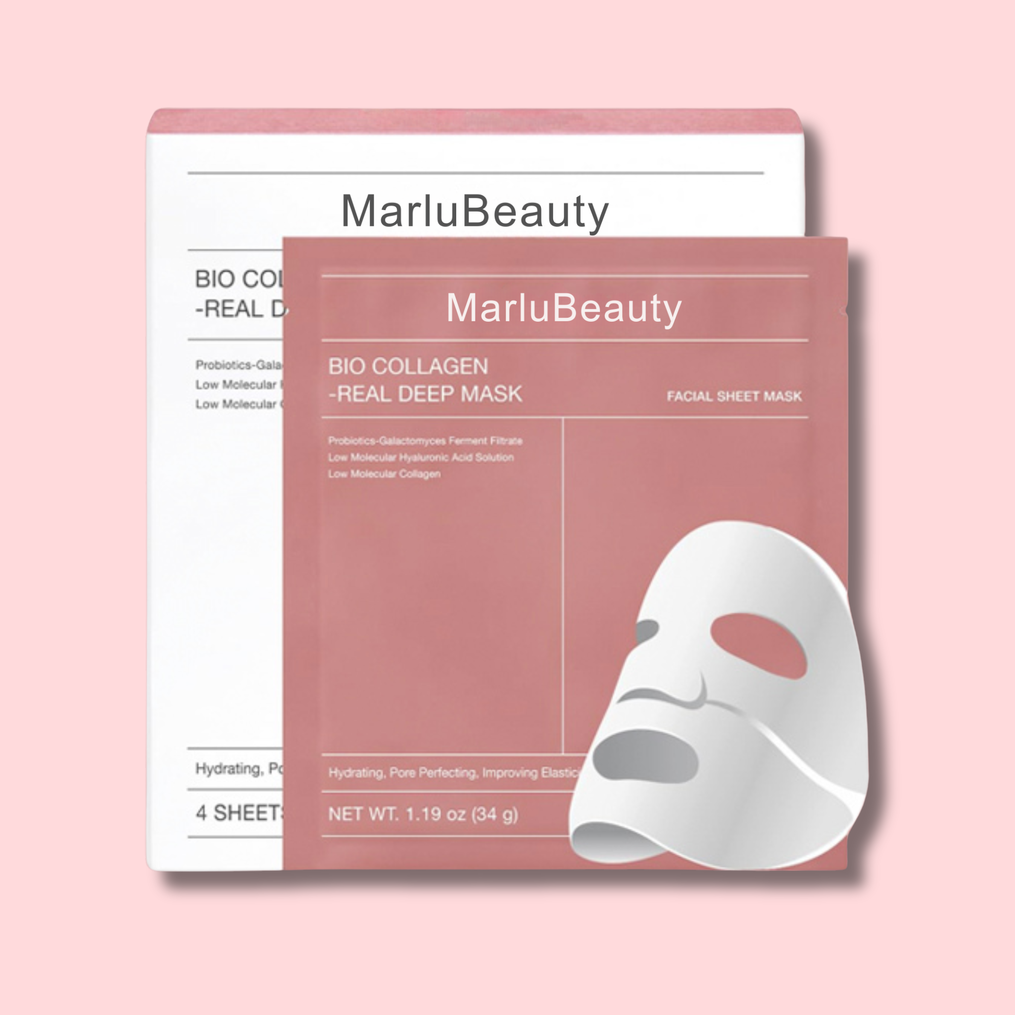 Bio-Collagen Face Masks (x4)